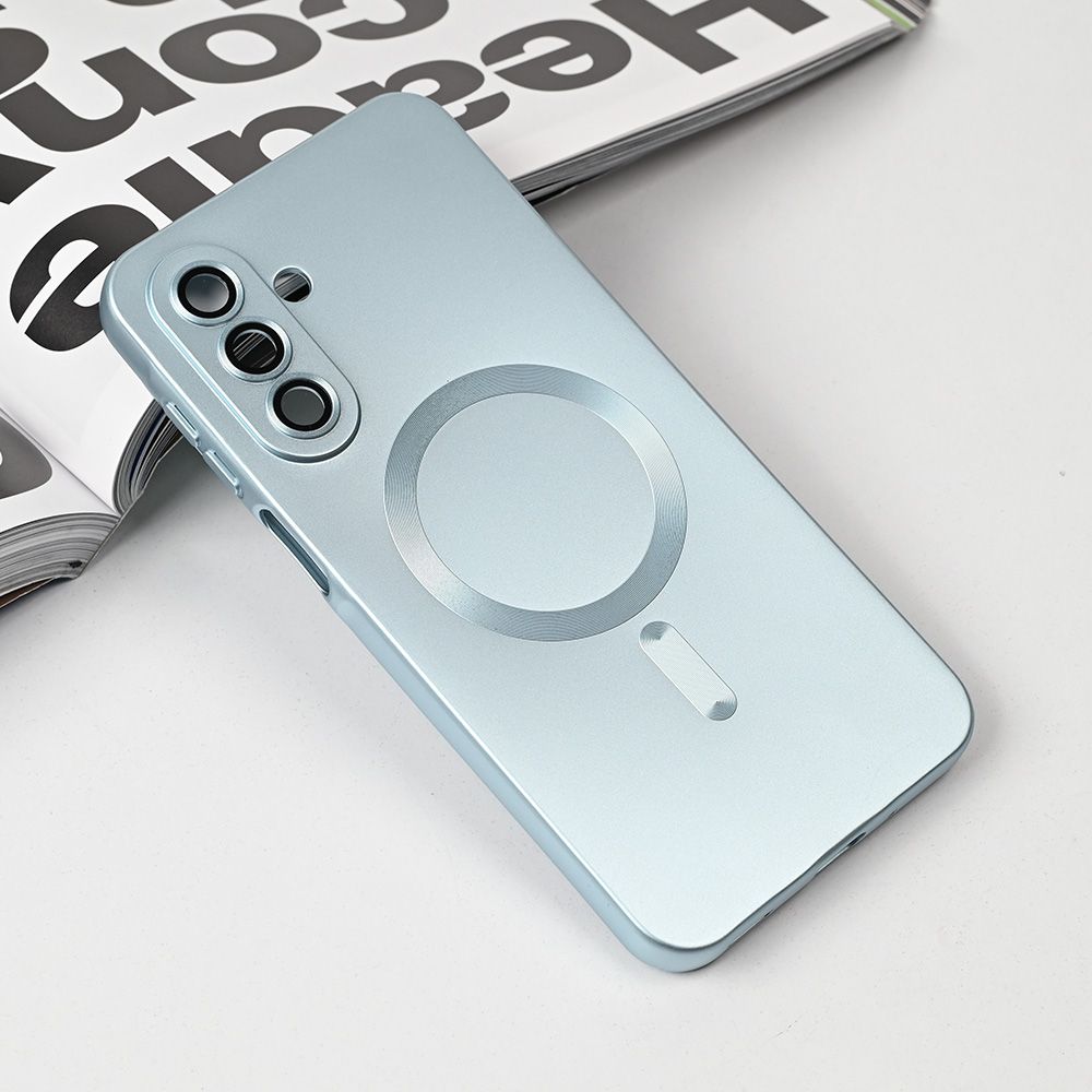 Maska za Samsung Galaxy A17 4G — Magsafe Chrome, plava