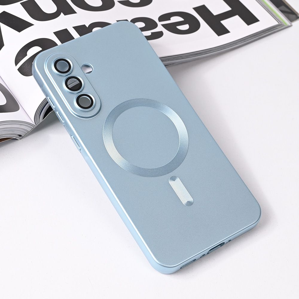 Maska za Samsung Galaxy A56 5G — Magsafe Chrome, plava