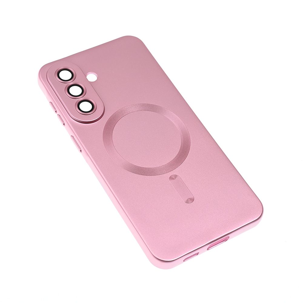 Maska za Samsung Galaxy A57 5G — Magsafe Chrome, roze