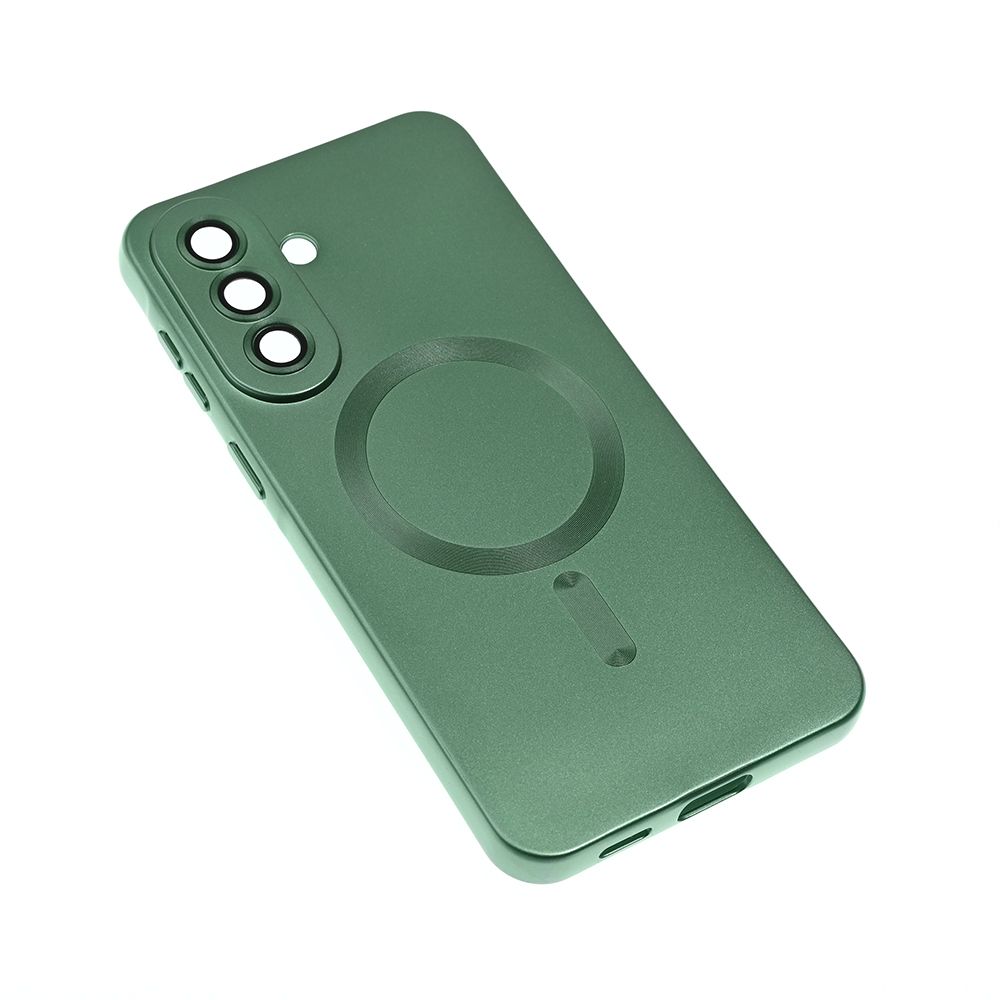Maska za Samsung Galaxy A57 5G — Magsafe Chrome, zelena