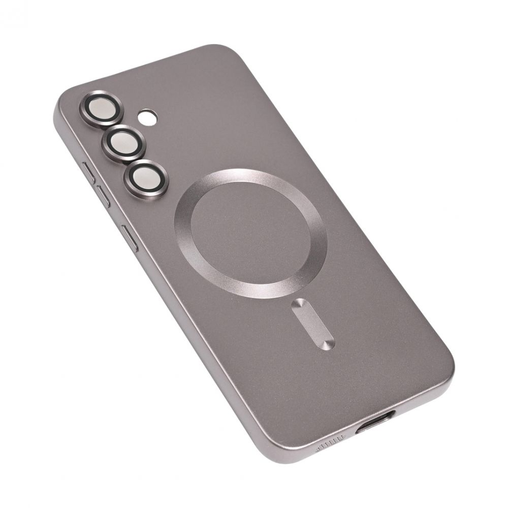 Maska za Samsung Galaxy S25 FE — Magsafe Chrome, siva