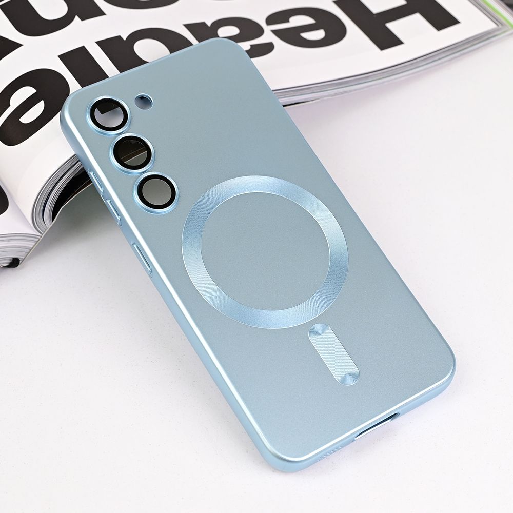 Maska za Samsung Galaxy S23 — Magsafe Chrome, plava