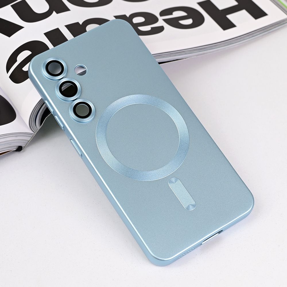 Maska za Samsung Galaxy S24 — Magsafe Chrome, plava