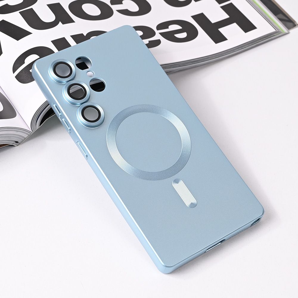 Maska za Samsung Galaxy S25 Ultra — Magsafe Chrome, plava