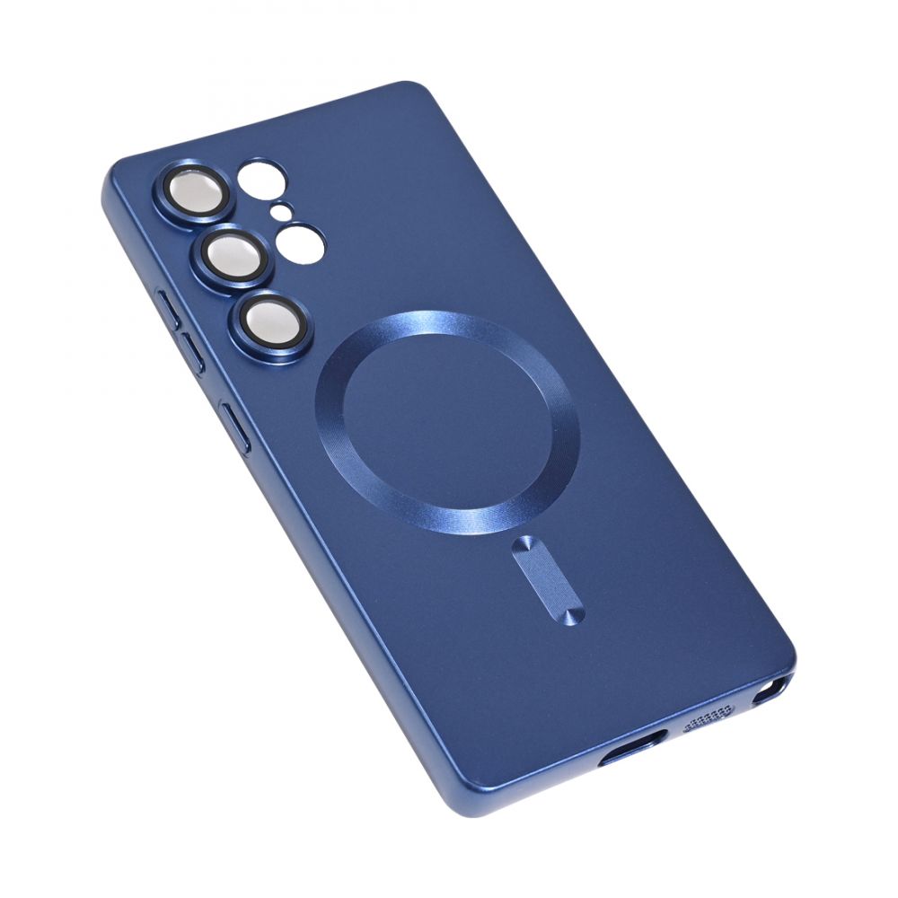 Maska za Samsung Galaxy S25 Ultra — Magsafe Chrome, tamno plava