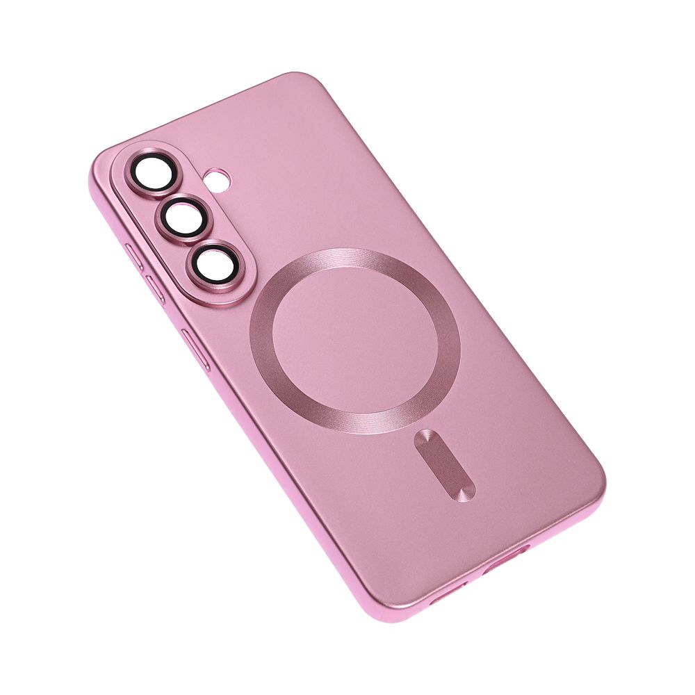 Maska za Samsung Galaxy S26 — Magsafe Chrome, roze