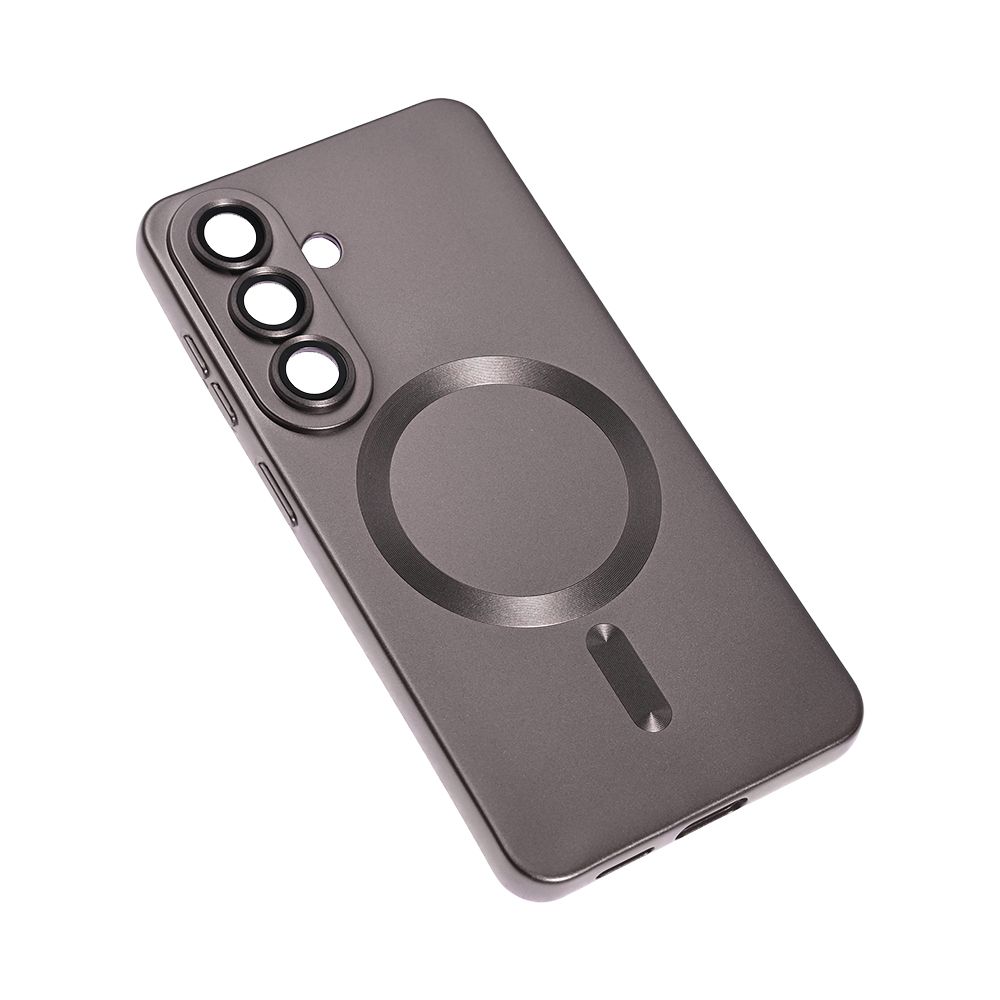 Maska za Samsung Galaxy S26 — Magsafe Chrome, siva