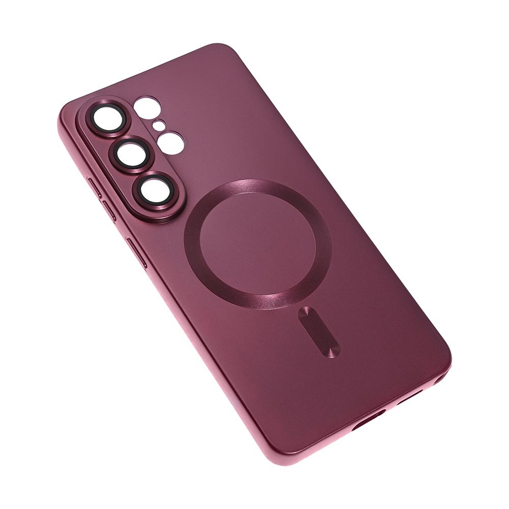 Maska za Samsung Galaxy S26 Ultra — Magsafe Chrome, bordo