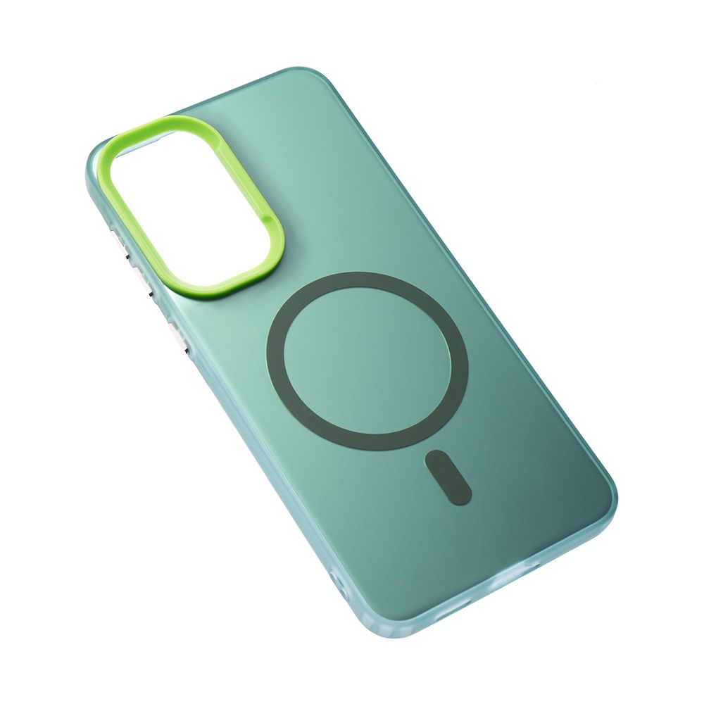Maska za Samsung Galaxy A37 5G — Magsafe Clear, zelena