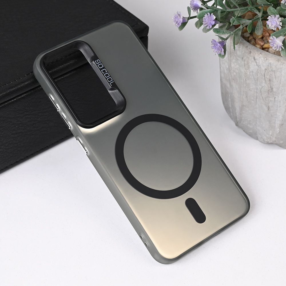 Maska za Samsung Galaxy S25 — Magsafe Clear, crna