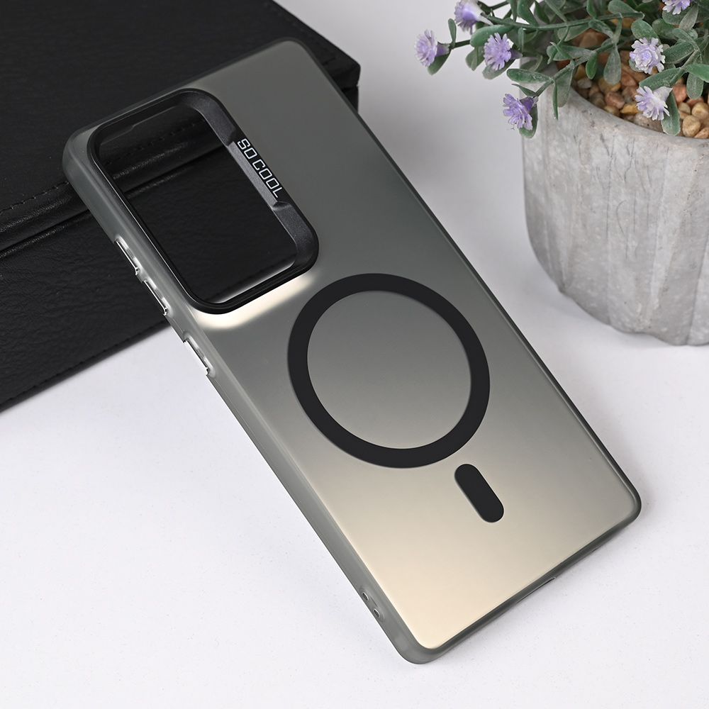 Maska za Samsung Galaxy S25 Ultra — Magsafe Clear, crna