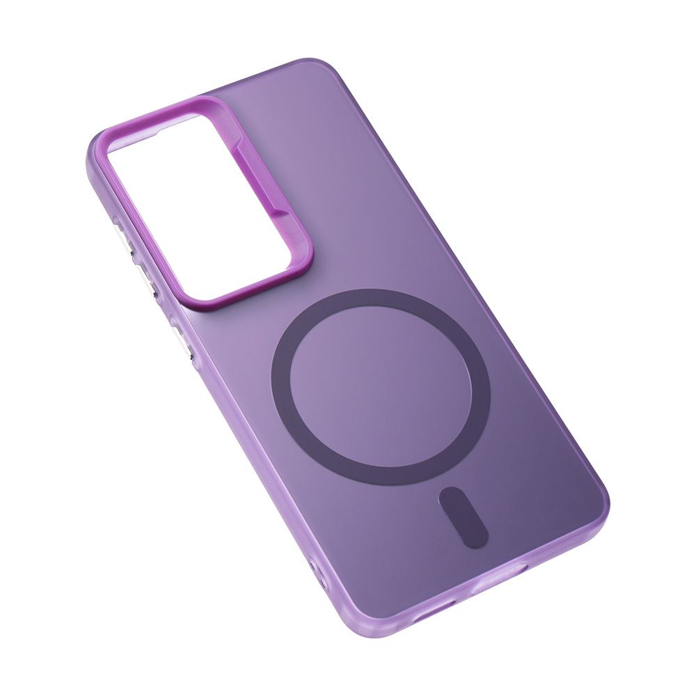 Maska za Samsung Galaxy S26 — Magsafe Clear, ljubicasta