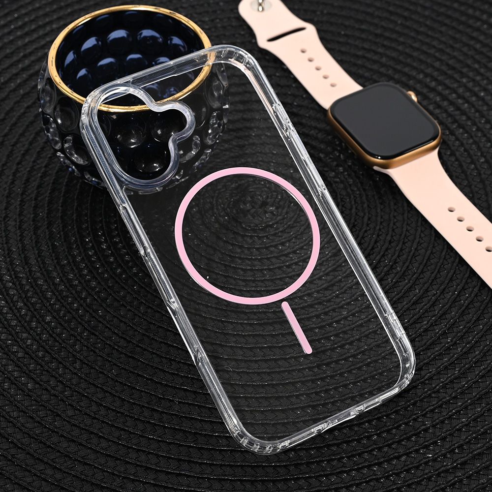 Maska za Apple iPhone 17 — Magsafe Color Line, roze