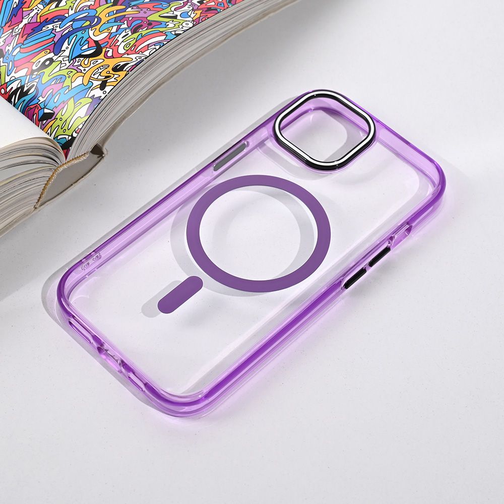 Maska za Apple iPhone 13 — Magsafe Color Pop, ljubicasta