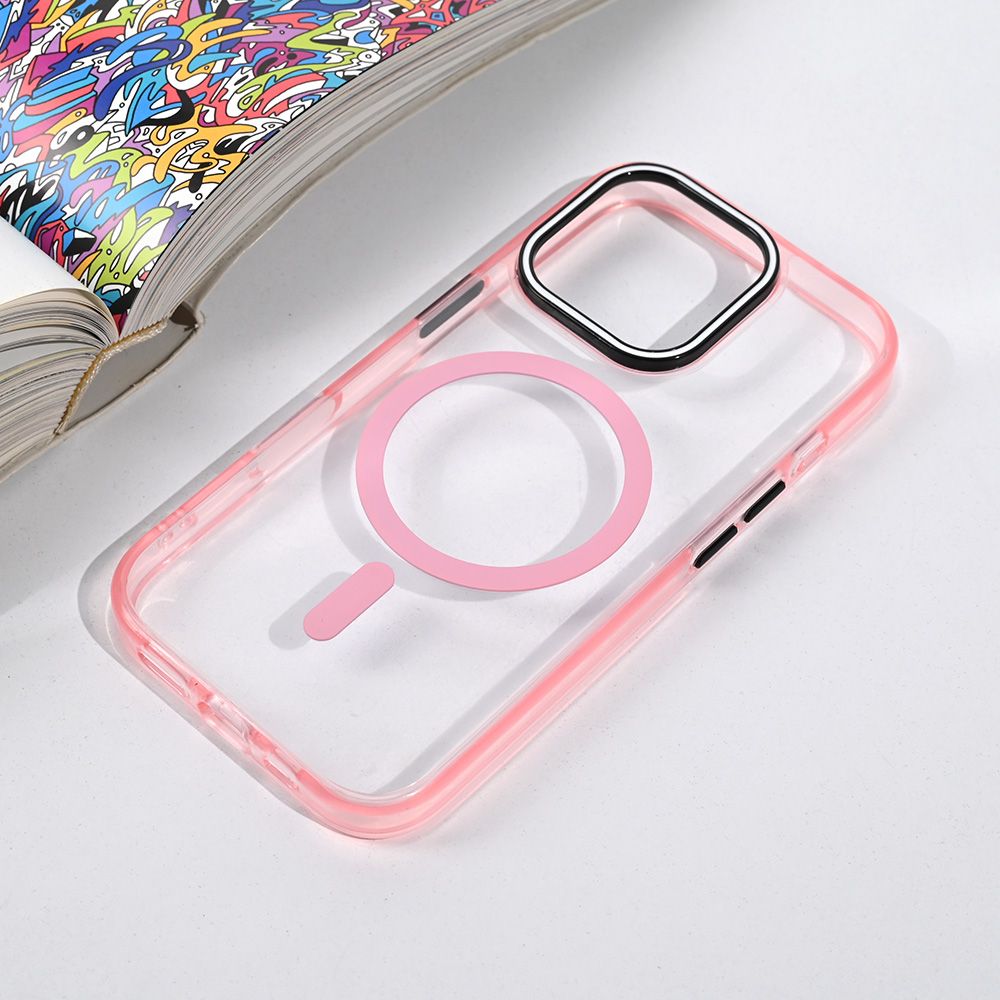 Maska za Apple iPhone 16 Pro — Magsafe Color Pop, roze