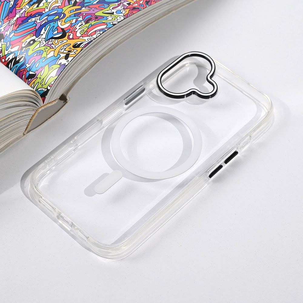 Maska za Apple iPhone 17 — Magsafe Color Pop, bela