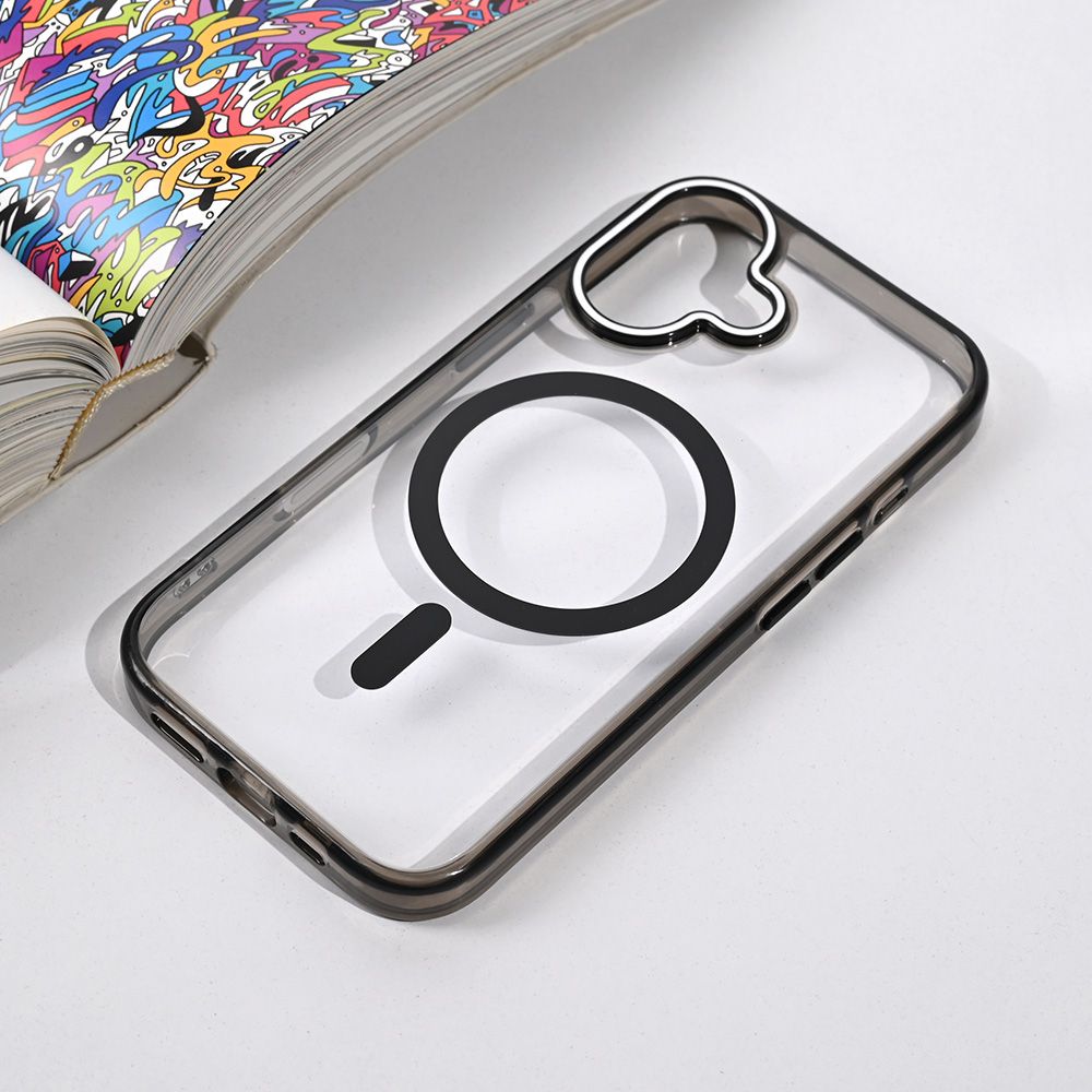 Maska za Apple iPhone 17 — Magsafe Color Pop, crna