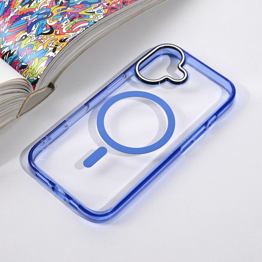 Maska za Apple iPhone 17 — Magsafe Color Pop, plava