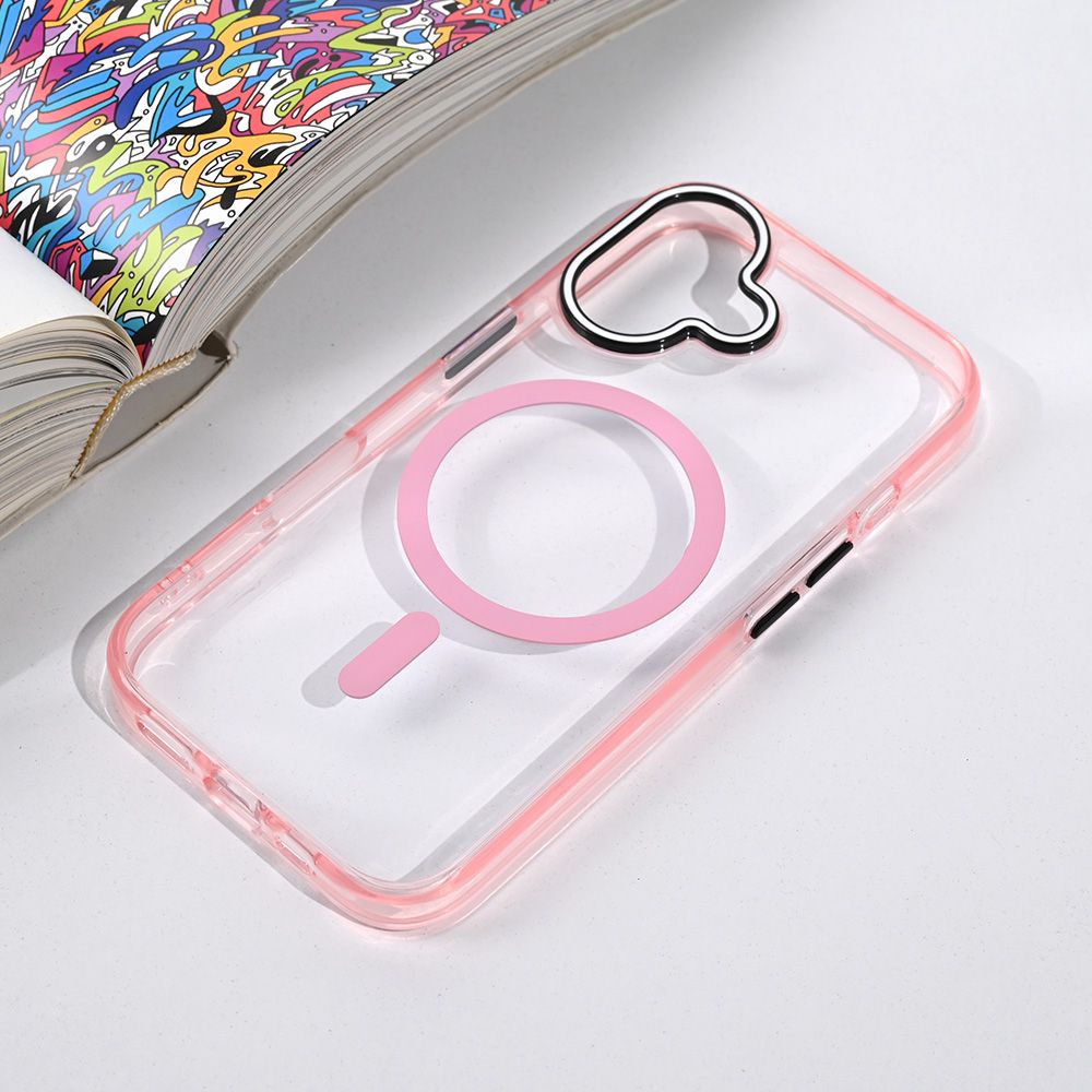 Maska za Apple iPhone 17 — Magsafe Color Pop, roze
