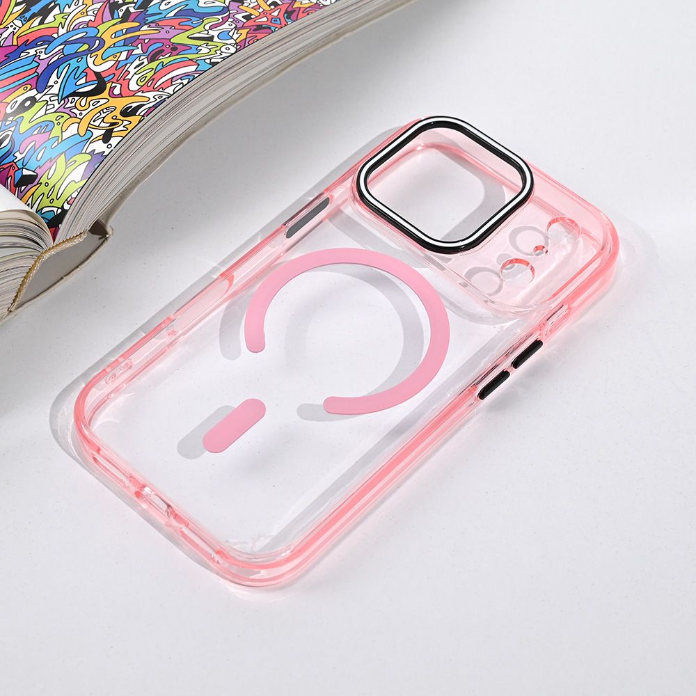 Maska za Apple iPhone 17 Pro — Magsafe Color Pop, roze