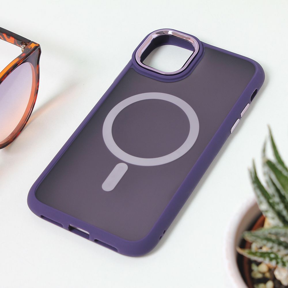 Maska za Apple iPhone 11 — Magsafe colorful, ljubicasta