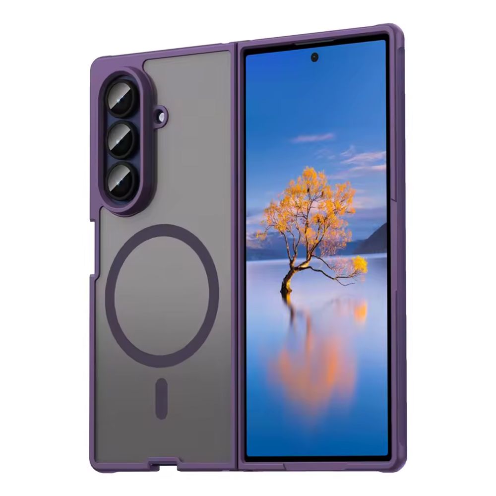 Maska za Samsung Galaxy Z Fold 7 — Magsafe, ljubicasta