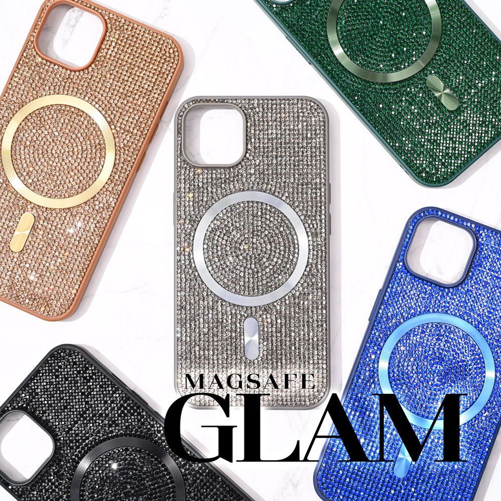 Maska za Apple iPhone 16 Plus — Magsafe Glam, zlatna