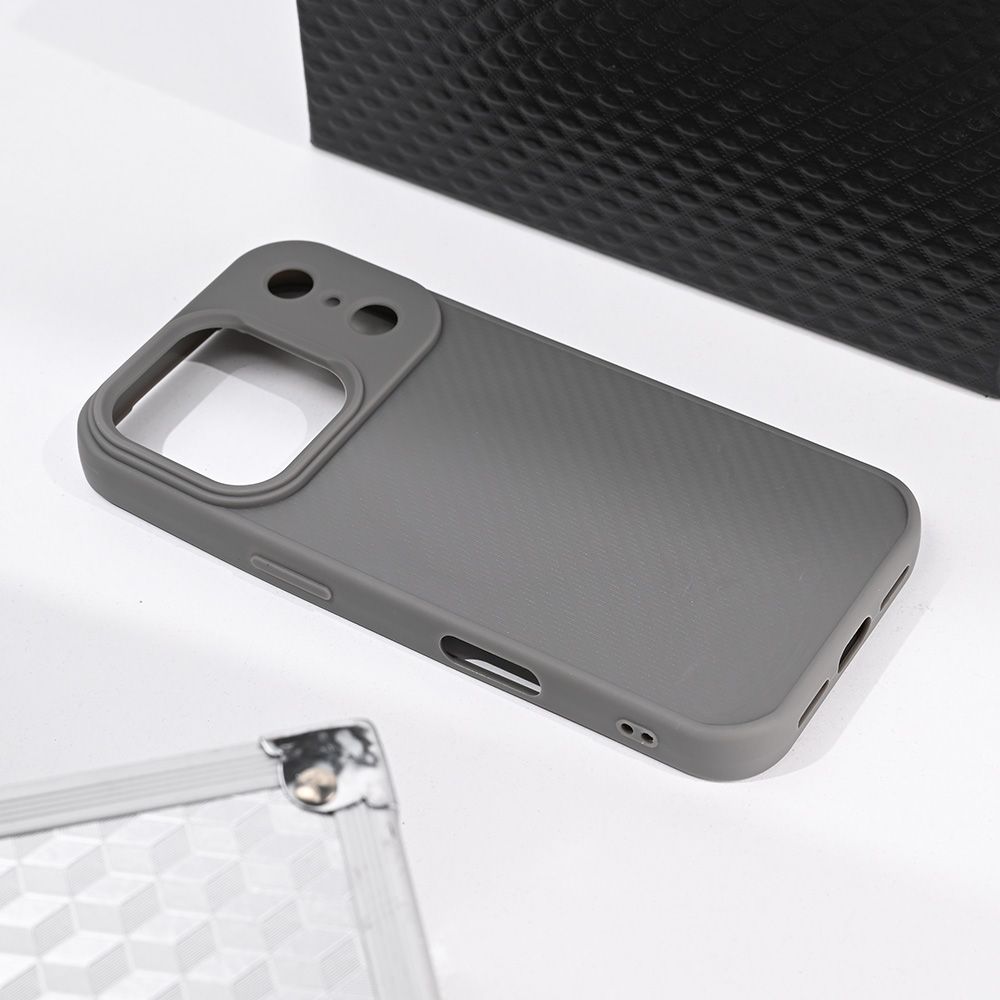 Maska za Apple iPhone 17 Pro — Magsafe Kevlar, siva