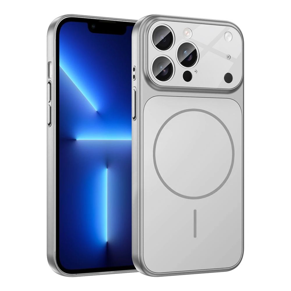 Maska za Apple iPhone 13 Pro Max — Magsafe LookLike, srebrna