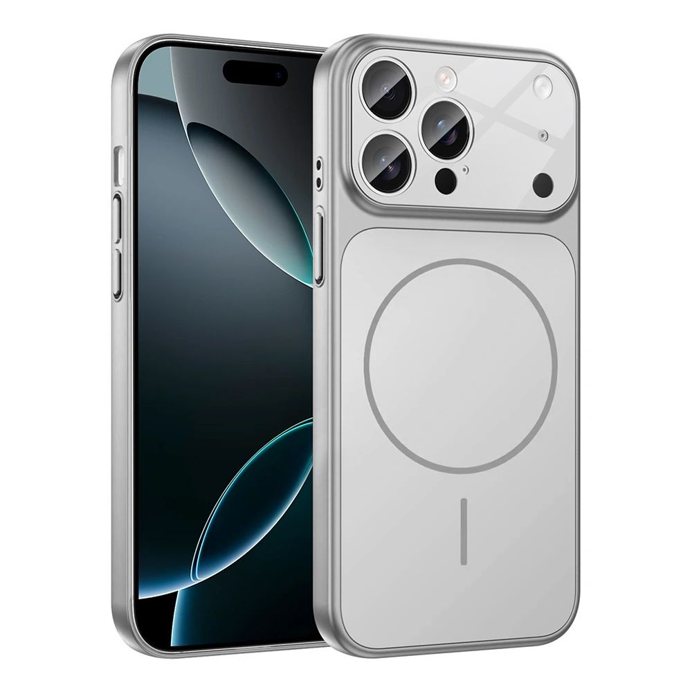 Maska za Apple iPhone 14 Pro Max — Magsafe LookLike, srebrna