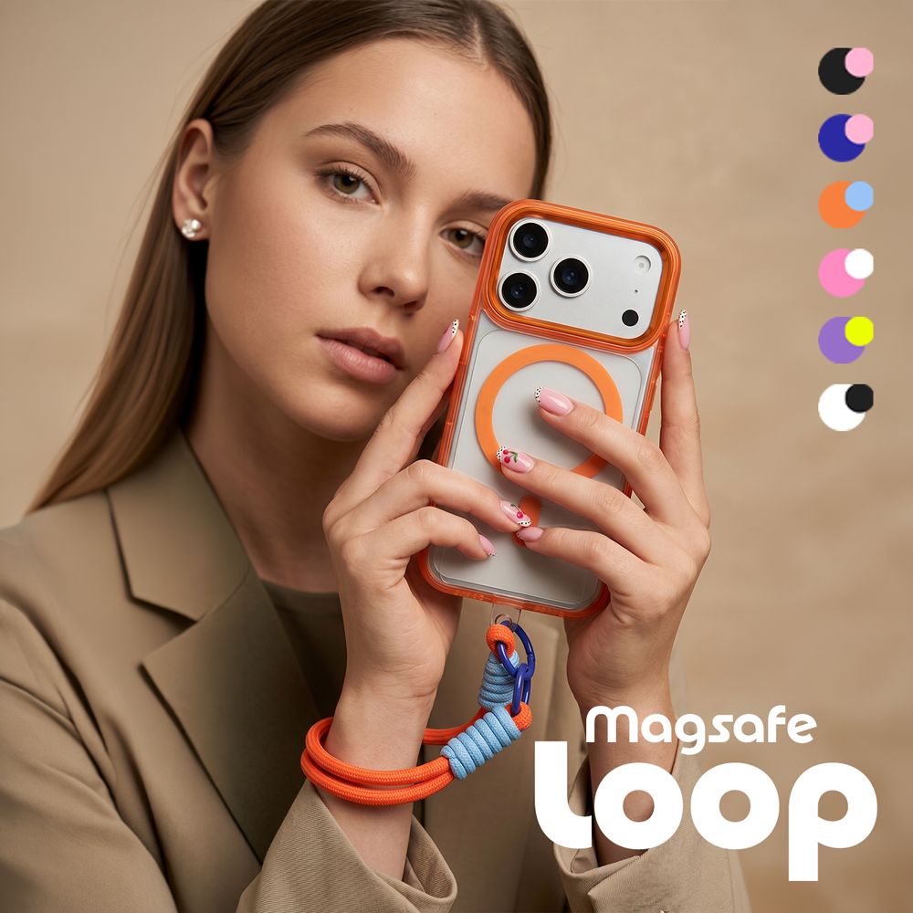Maska za Apple iPhone 17 — Magsafe Loop, ljubicasta