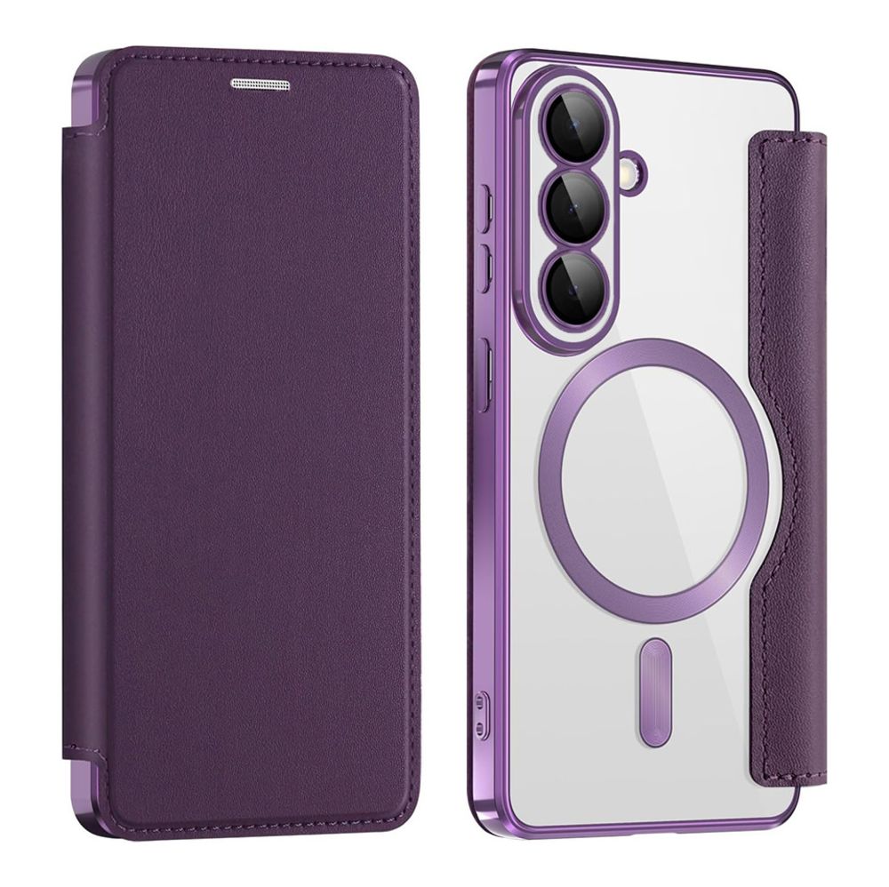 Maska za Samsung Galaxy A37 5G — Magsafe Lux Bi Fold, ljubicasta