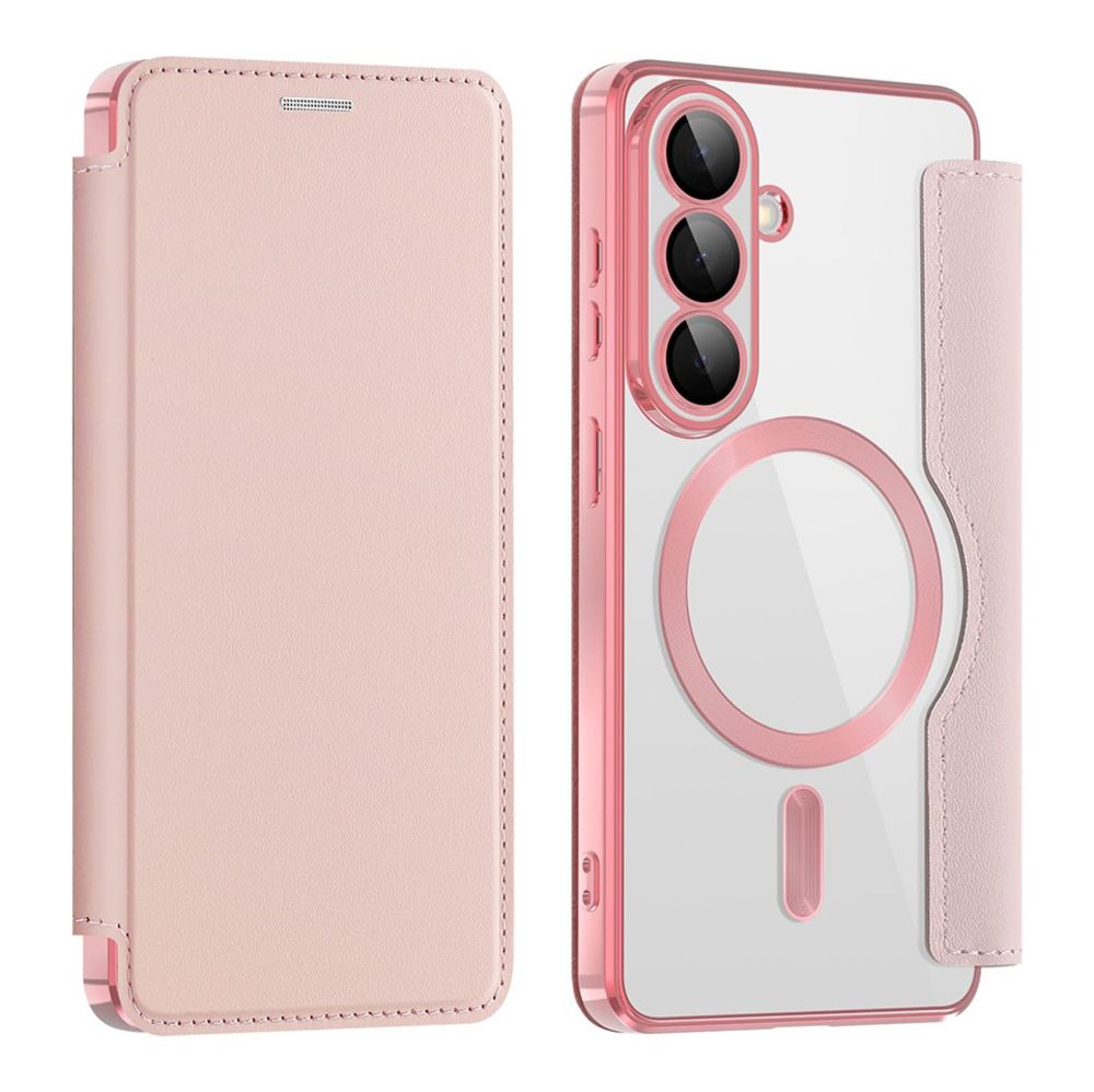 Maska za Samsung Galaxy S26 — Magsafe Lux Bi Fold, roze