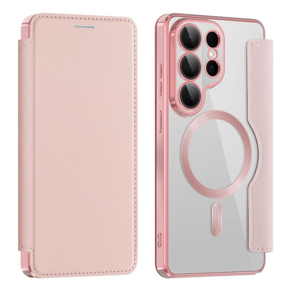 Maska za Samsung Galaxy S26 Ultra — Magsafe Lux Bi Fold, roze