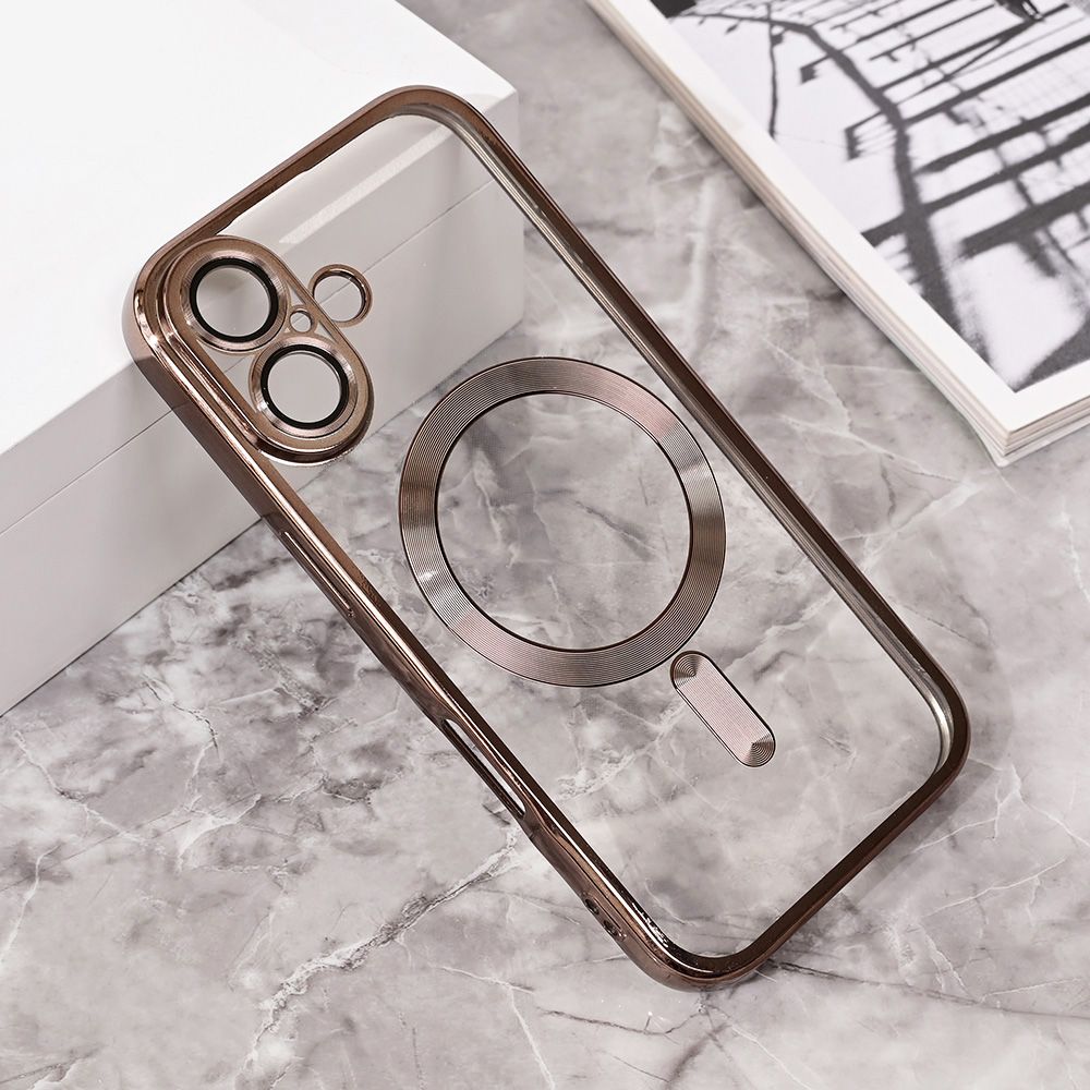 Maska za Apple iPhone 16 — Magsafe Lux, siva