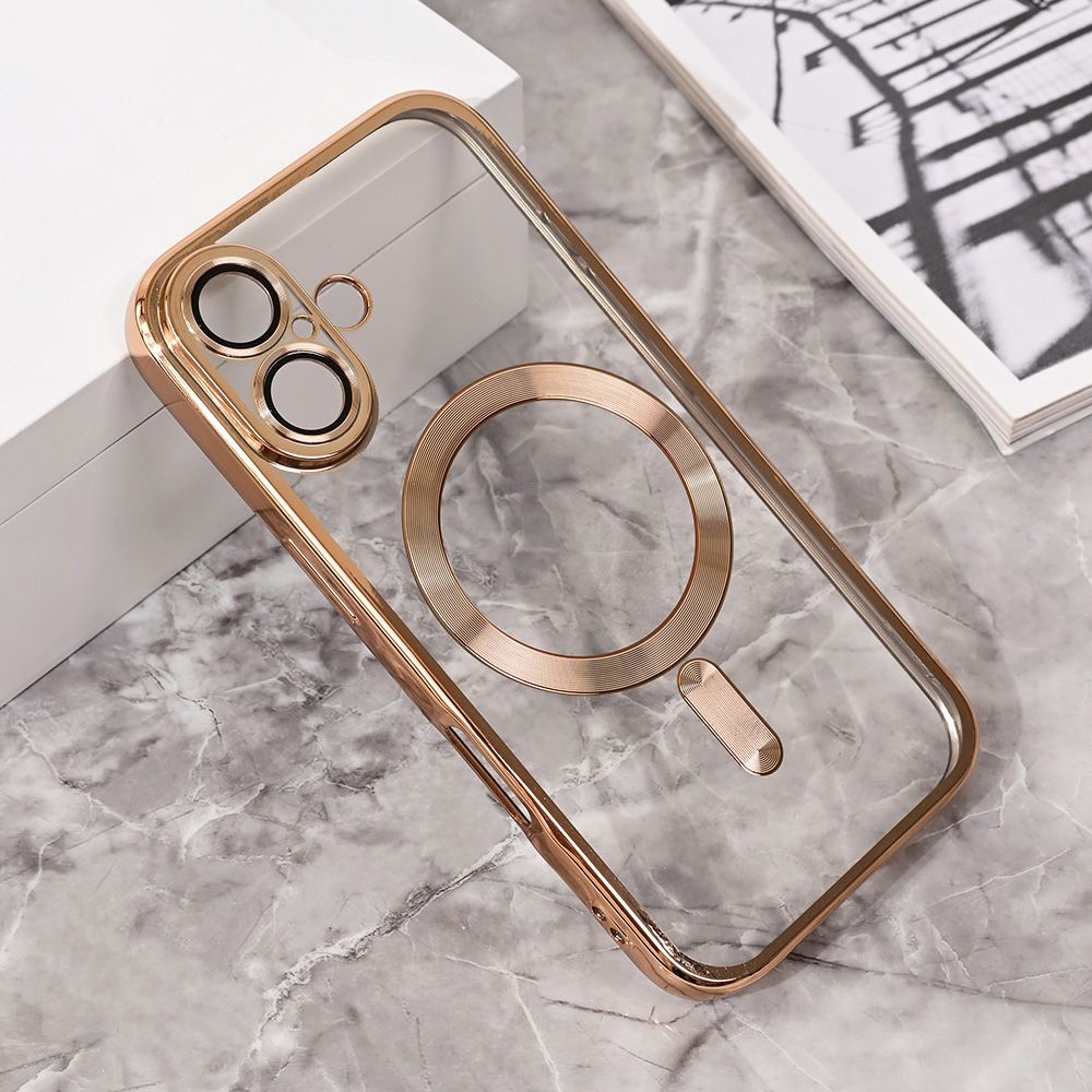 Maska za Apple iPhone 16 — Magsafe Lux, zlatna
