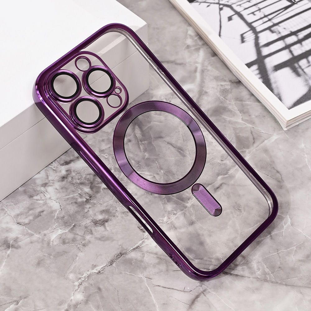 Maska za Apple iPhone 16 Pro — Magsafe Lux, ljubicasta