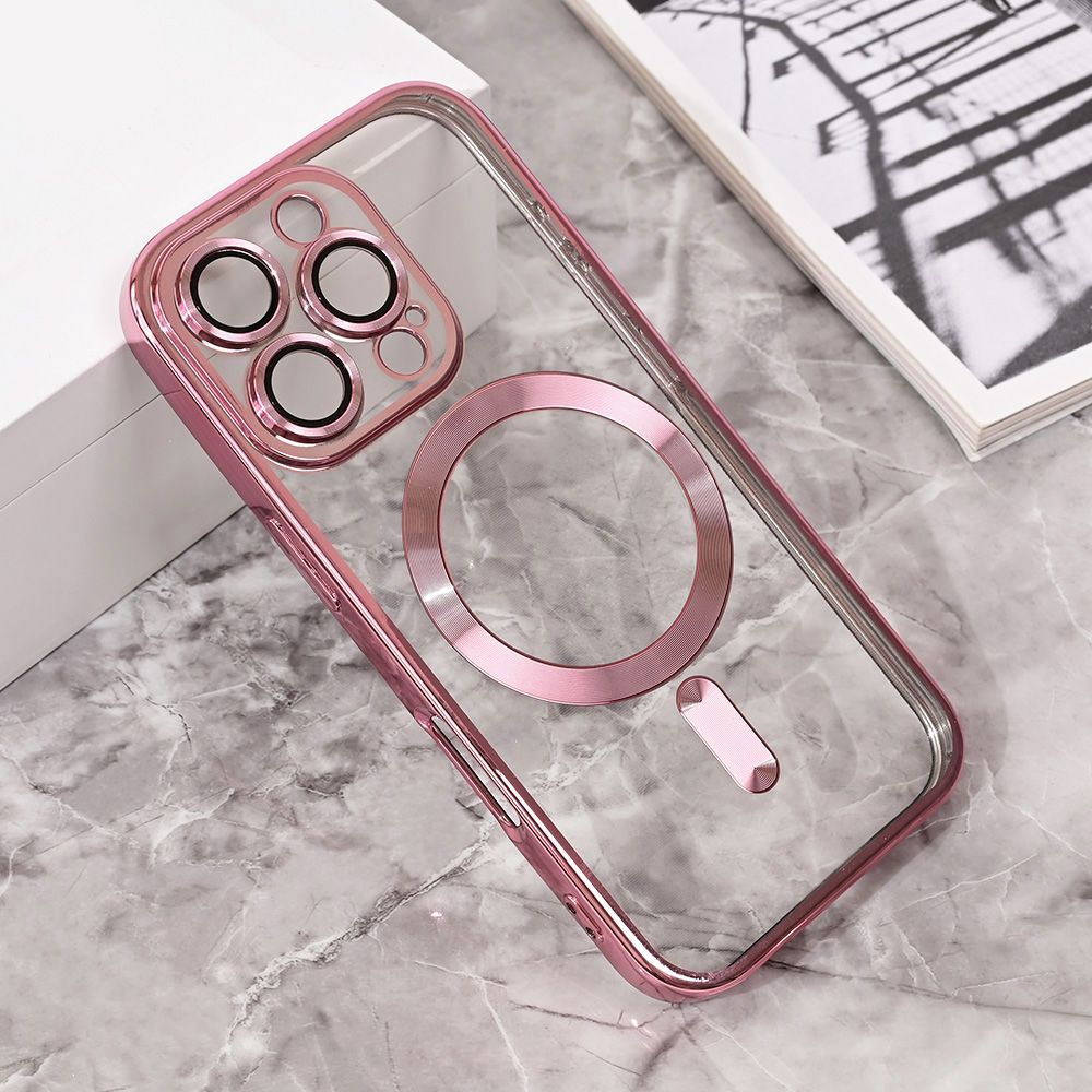 Maska za Apple iPhone 16 Pro — Magsafe Lux, roze