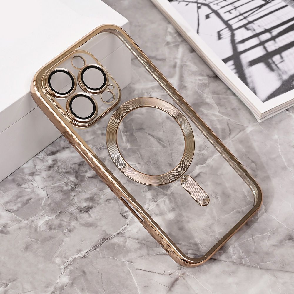 Maska za Apple iPhone 16 Pro — Magsafe Lux, zlatna