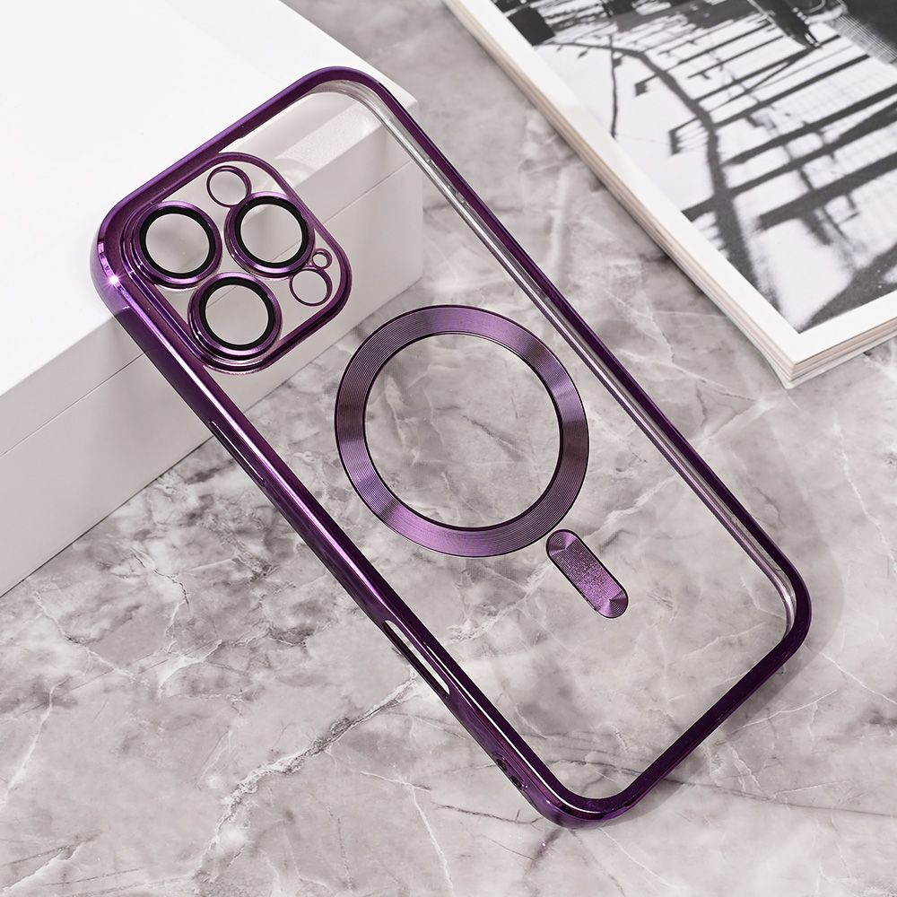 Maska za Apple iPhone 16 Pro Max — Magsafe Lux, ljubicasta