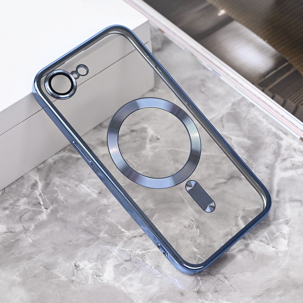 Maska za Apple iPhone 16e — Magsafe Lux, svetlo plava