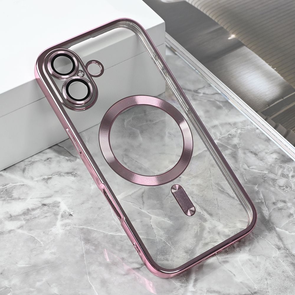Maska za Apple iPhone 17 — Magsafe Lux, roze