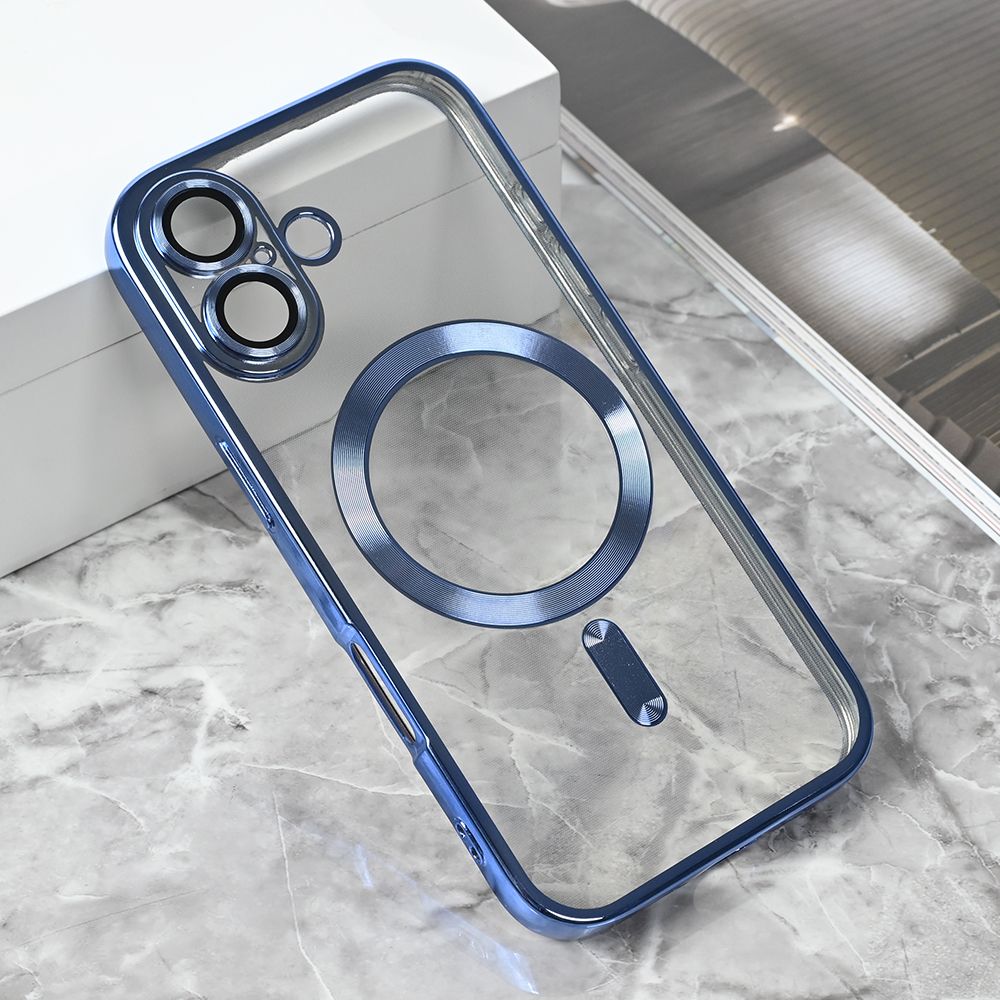 Maska za Apple iPhone 17 — Magsafe Lux, svetlo plava