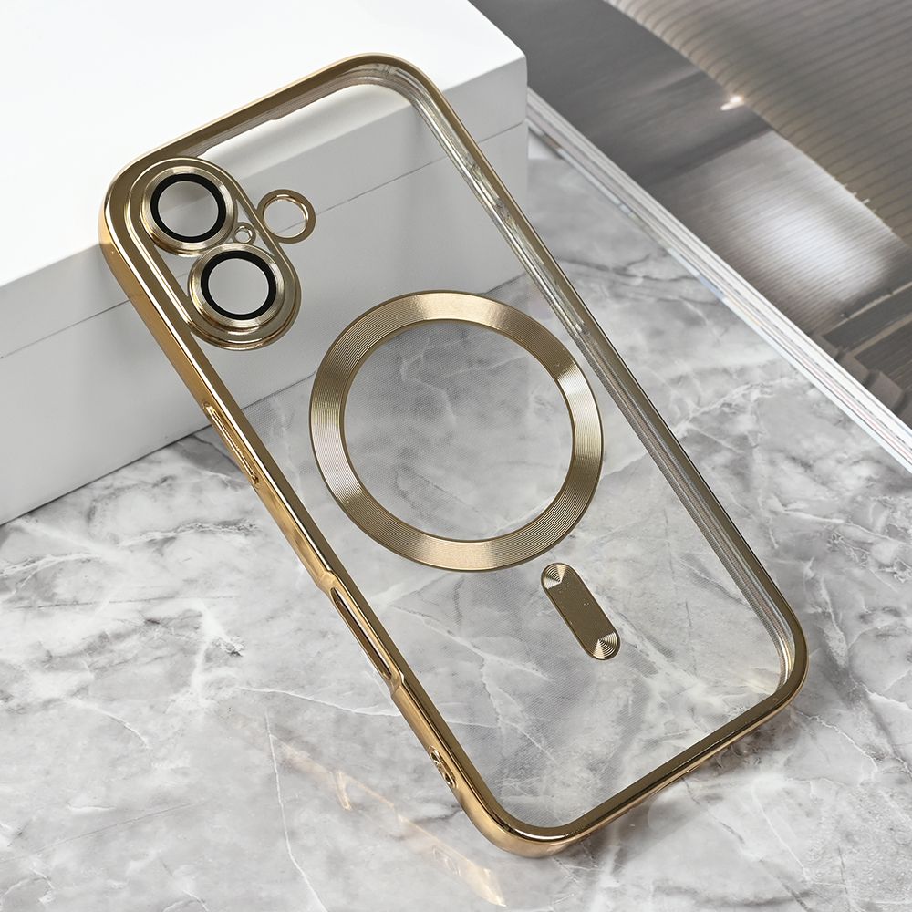 Maska za Apple iPhone 17 — Magsafe Lux, zlatna