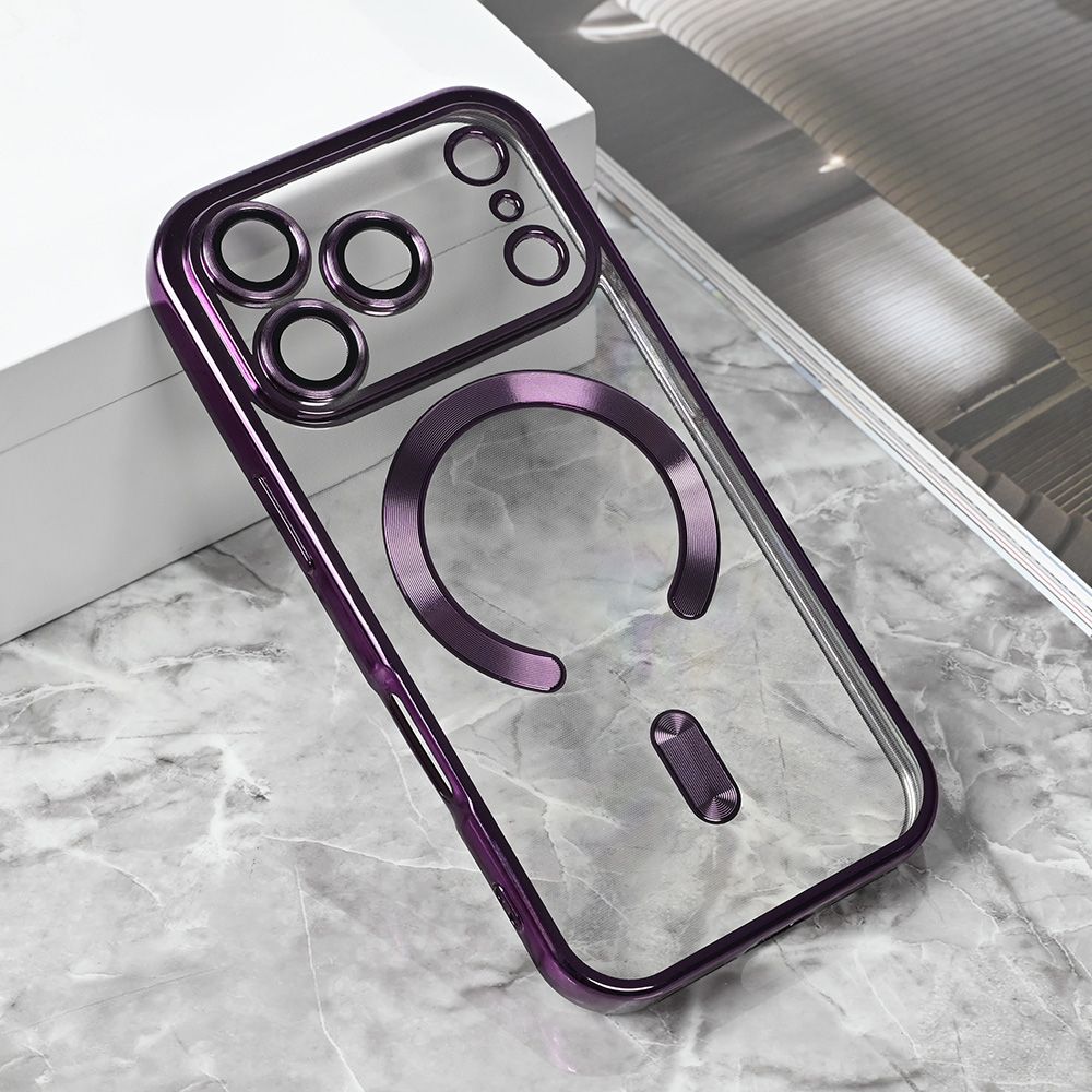 Maska za Apple iPhone 17 Pro — Magsafe Lux, ljubicasta