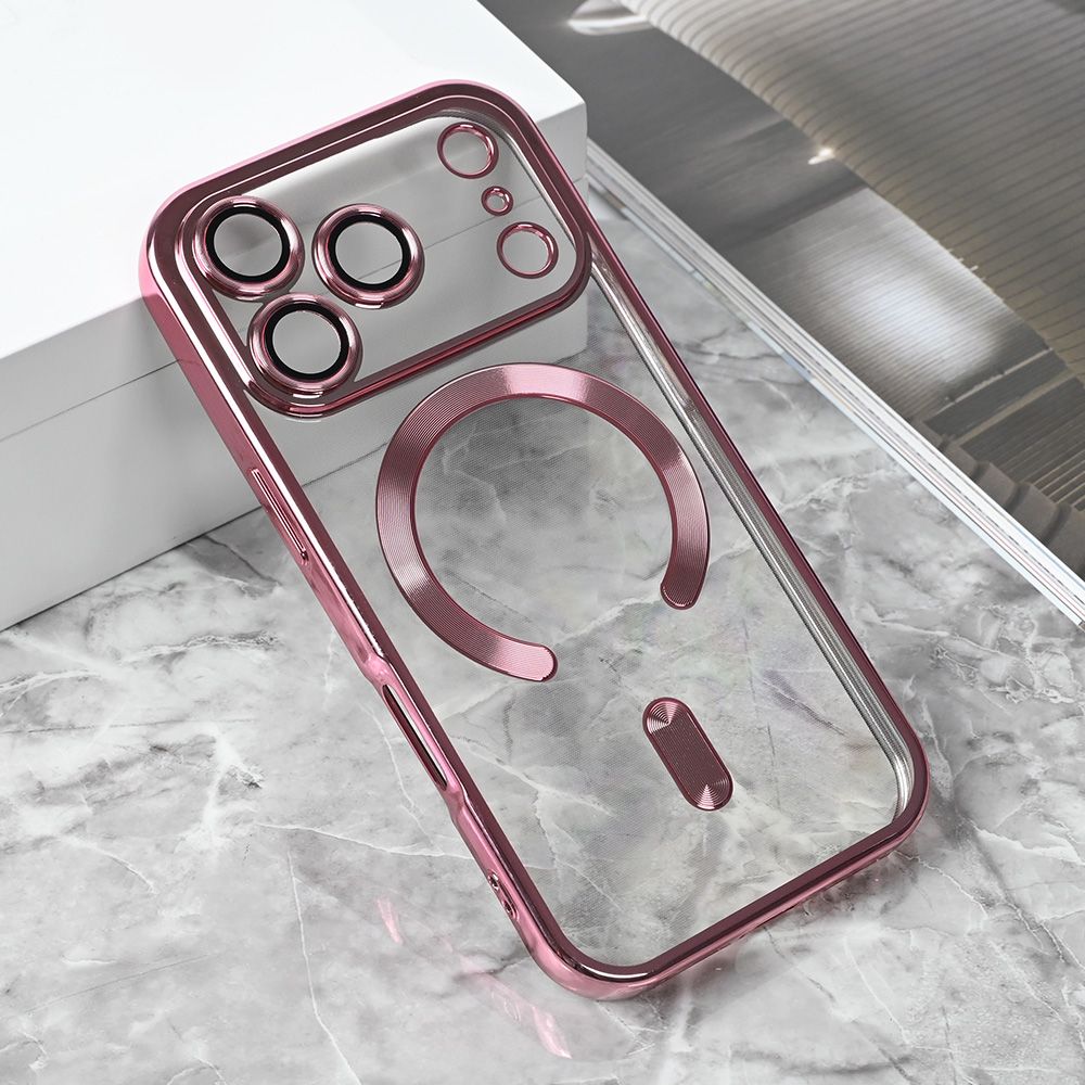 Maska za Apple iPhone 17 Pro — Magsafe Lux, roze