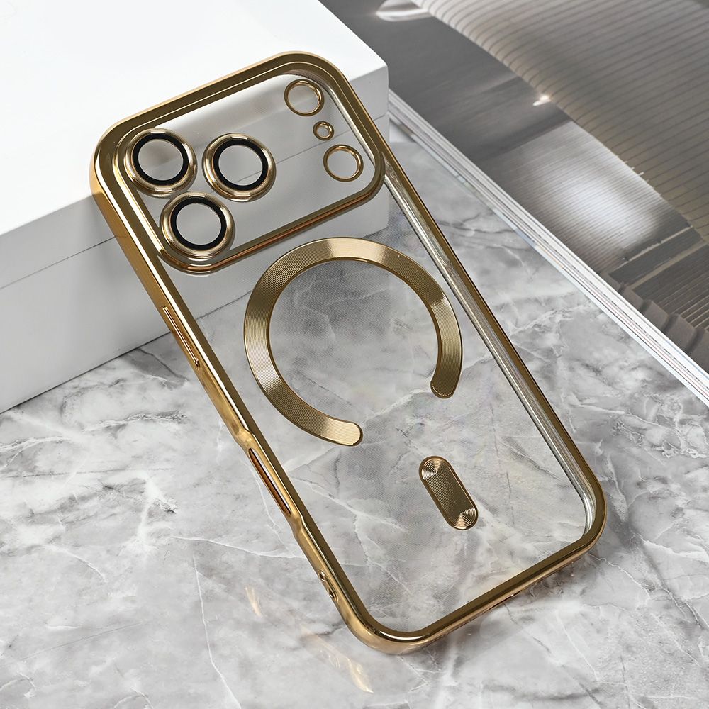 Maska za Apple iPhone 17 Pro — Magsafe Lux, zlatna