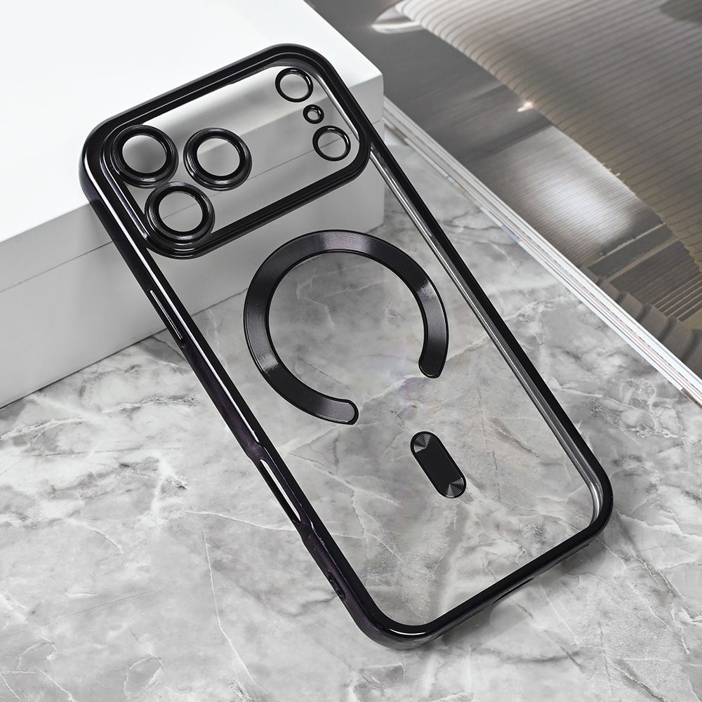 Maska za Apple iPhone 17 Pro Max — Magsafe Lux, crna