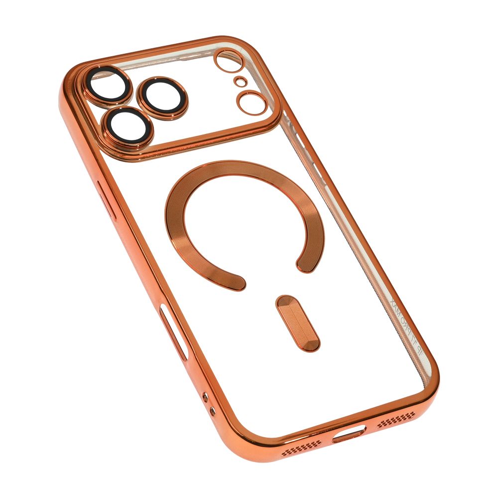 Maska za Apple iPhone 17 Pro Max — Magsafe Lux, narandzasta