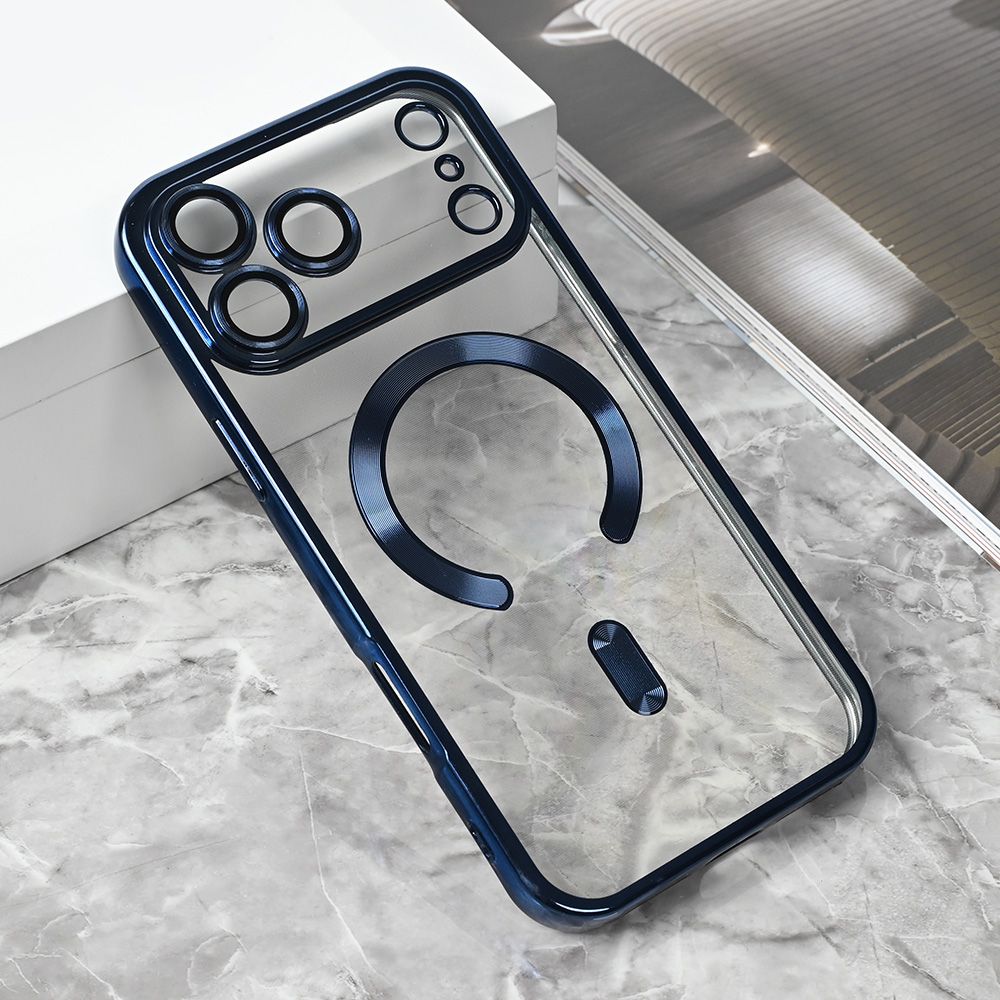 Maska za Apple iPhone 17 Pro Max — Magsafe Lux, plava